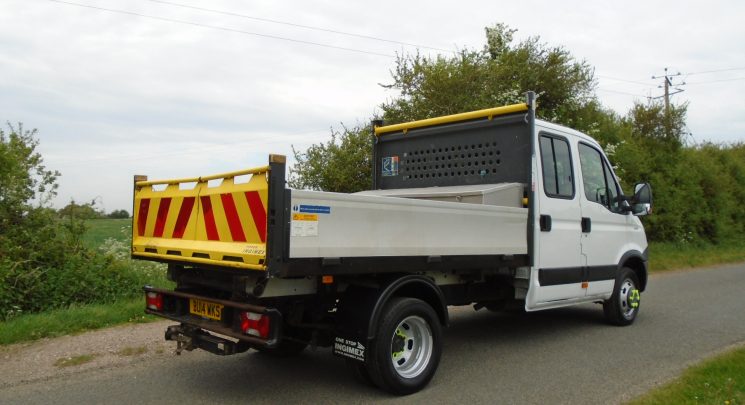 2014 14 iveco daily 35c13 double cab tipper digital tacho only 44,000 miles