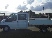 2014 14 ford transit 2.2 tdci 125ps 6spd double cab tipper with rear tail lift – air con -direct council 114k