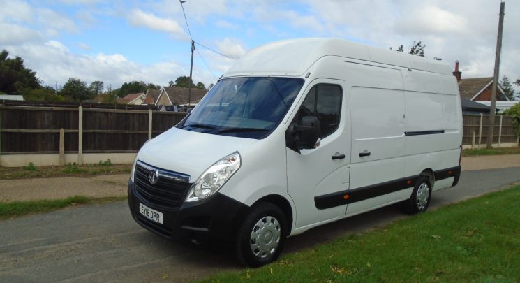 2016 16 vauxhall movano R3500 2.3 cdti 125ps 6 speed l3 h3 rwd air con 1 owner