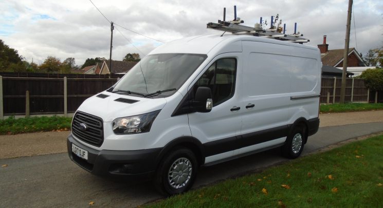 2017 17 ford transit 2.0 tdci 170ps l2 h2 rwd med roof med wheelbase – fsh- new wet belt