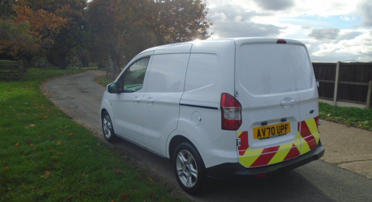 2020 70 ford transit courier limited white 1 owner 57k air con alloys cruise
