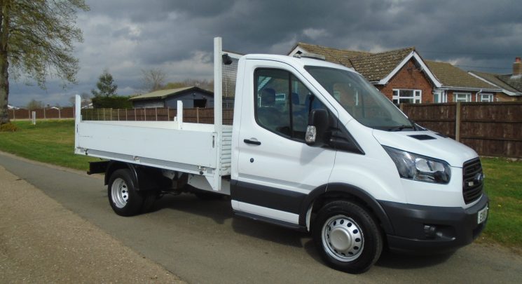 2018 18 ford transit 2.0 tdci alloy tipper trw air con direct council only 56k
