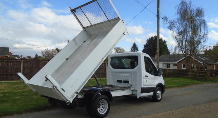 2018 18 ford transit 2.0 tdci alloy tipper trw air con direct council only 56k