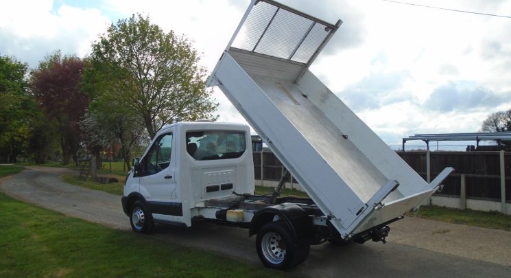 2018 18 ford transit 2.0 tdci alloy tipper trw air con direct council only 56k