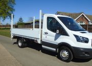 2018 18 ford transit 2.0 tdci euro 6 dropside with rear tail lift twin rear wheels air con
