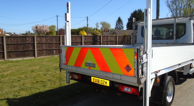 2018 18 ford transit 2.0 tdci euro 6 dropside with rear tail lift twin rear wheels air con