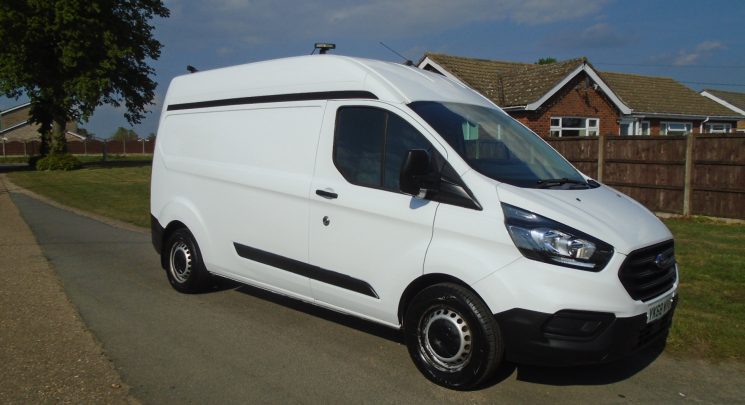 2018 68 ford transit custom 2.0 tdci 130ps l2 h2 lwb high roof fsh air con