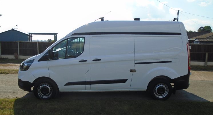 2018 68 ford transit custom 2.0 tdci 130ps l2 h2 lwb high roof fsh air con