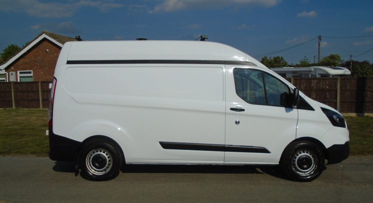 2018 68 ford transit custom 2.0 tdci 130ps l2 h2 lwb high roof fsh air con