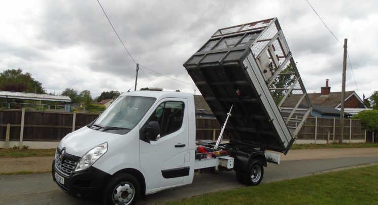2017 67 Renault Master 2.3 dCi 35 Business caged Tipper 2dr Diesel Manual RWD MWB Euro 6 (TRW) (130 ps)