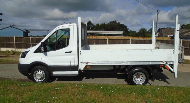 2018 18 ford transit 2.0 tdci euro 6 dropside with tail lift twin rear wheels air con