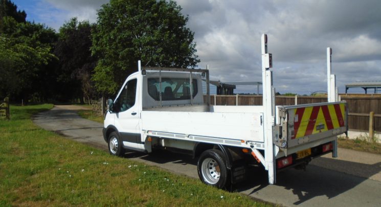 2018 18 ford transit 2.0 tdci euro 6 dropside with tail lift twin rear wheels air con