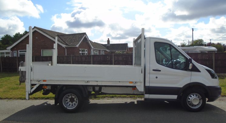 2018 18 ford transit 2.0 tdci euro 6 dropside with tail lift twin rear wheels air con