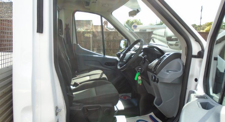 2018 18 ford transit 2.0 tdci euro 6 dropside with tail lift twin rear wheels air con