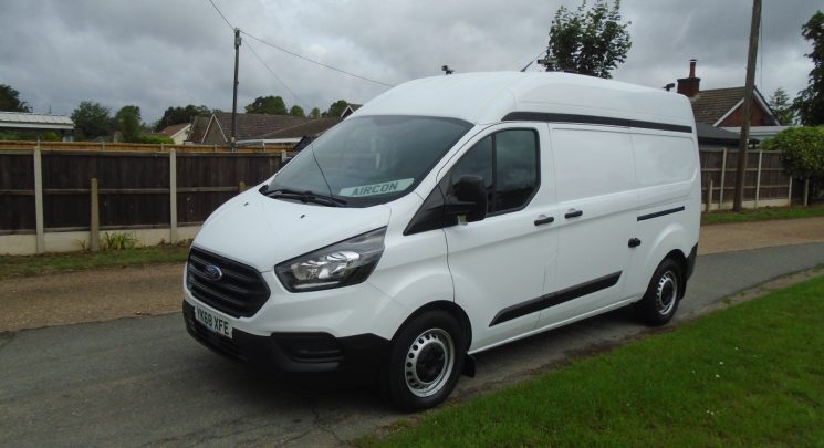 2018 68 Ford Transit Custom 2.0 320 EcoBlue Panel Van 5dr Diesel Manual L2 H2 Euro 6 (130 ps) 85k fsh