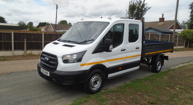 Ford Transit 2.0 350 EcoBlue Leader Tipper Double Cab 4dr Diesel Manual FWD L3 Euro 6 (s/s) (1-Stop) (130 ps)