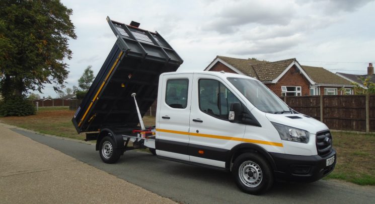 Ford Transit 2.0 350 EcoBlue Leader Tipper Double Cab 4dr Diesel Manual FWD L3 Euro 6 (s/s) (1-Stop) (130 ps)
