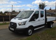 2023 23 Ford Transit 2.0 350 EcoBlue Leader Double Cab tipper 4dr Diesel Manual RWD L3 Euro 6 (s/s) (130 ps) air con 59k