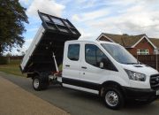 2023 23 Ford Transit 2.0 350 EcoBlue Leader Double Cab tipper 4dr Diesel Manual RWD L3 Euro 6 (s/s) (130 ps) air con 59k