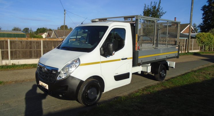 2016 66 Vauxhall Movano 2.3 CDTi 3500 caged Tipper 2dr Diesel Manual FWD L2 Euro 5 (125 ps) 94k air con