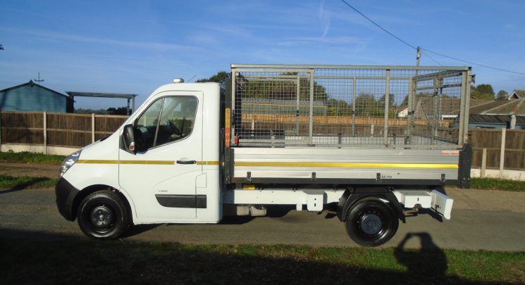 2016 66 Vauxhall Movano 2.3 CDTi 3500 caged Tipper 2dr Diesel Manual FWD L2 Euro 5 (125 ps) 94k air con