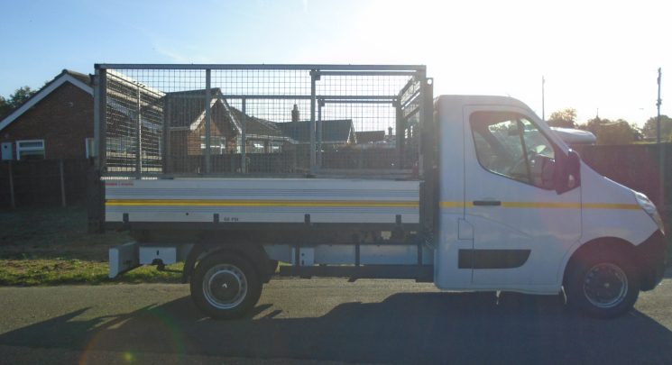2016 66 Vauxhall Movano 2.3 CDTi 3500 caged Tipper 2dr Diesel Manual FWD L2 Euro 5 (125 ps) 94k air con