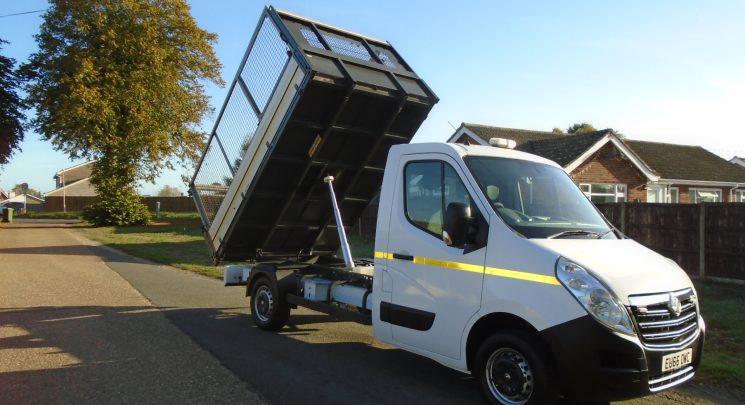 2016 66 Vauxhall Movano 2.3 CDTi 3500 caged Tipper 2dr Diesel Manual FWD L2 Euro 5 (125 ps) 94k air con